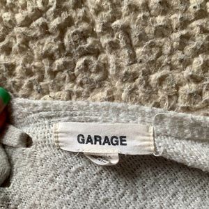 off white garage cardigan with tied back!